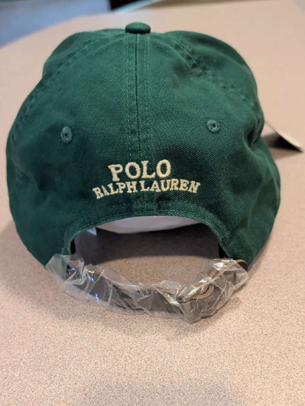 Polo by Ralph Lauren Forest Green Polo Bear Cap New with Tags